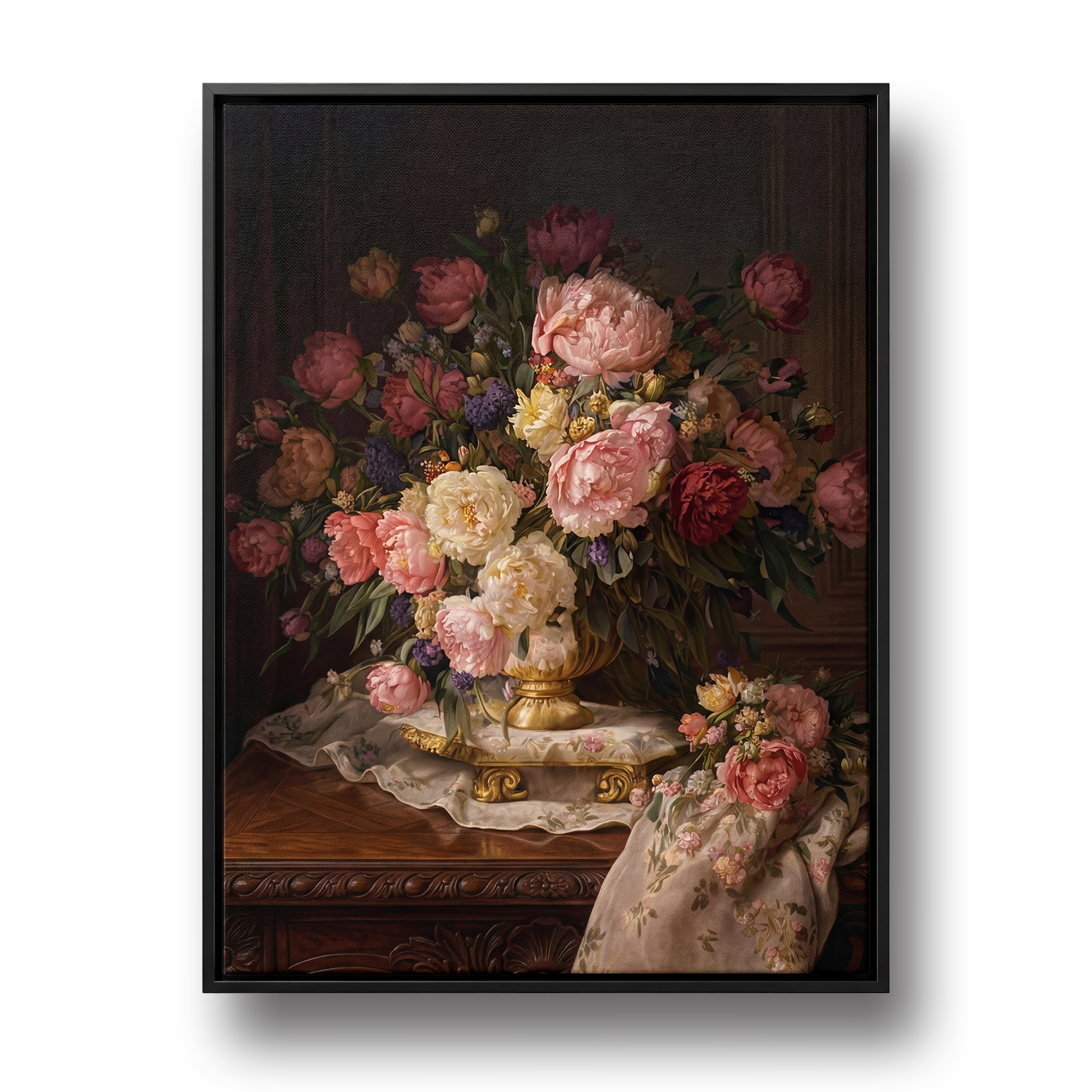 CUSTOM DUTCH GOLDEN AGE INSPIRED FRAMED CANVAS