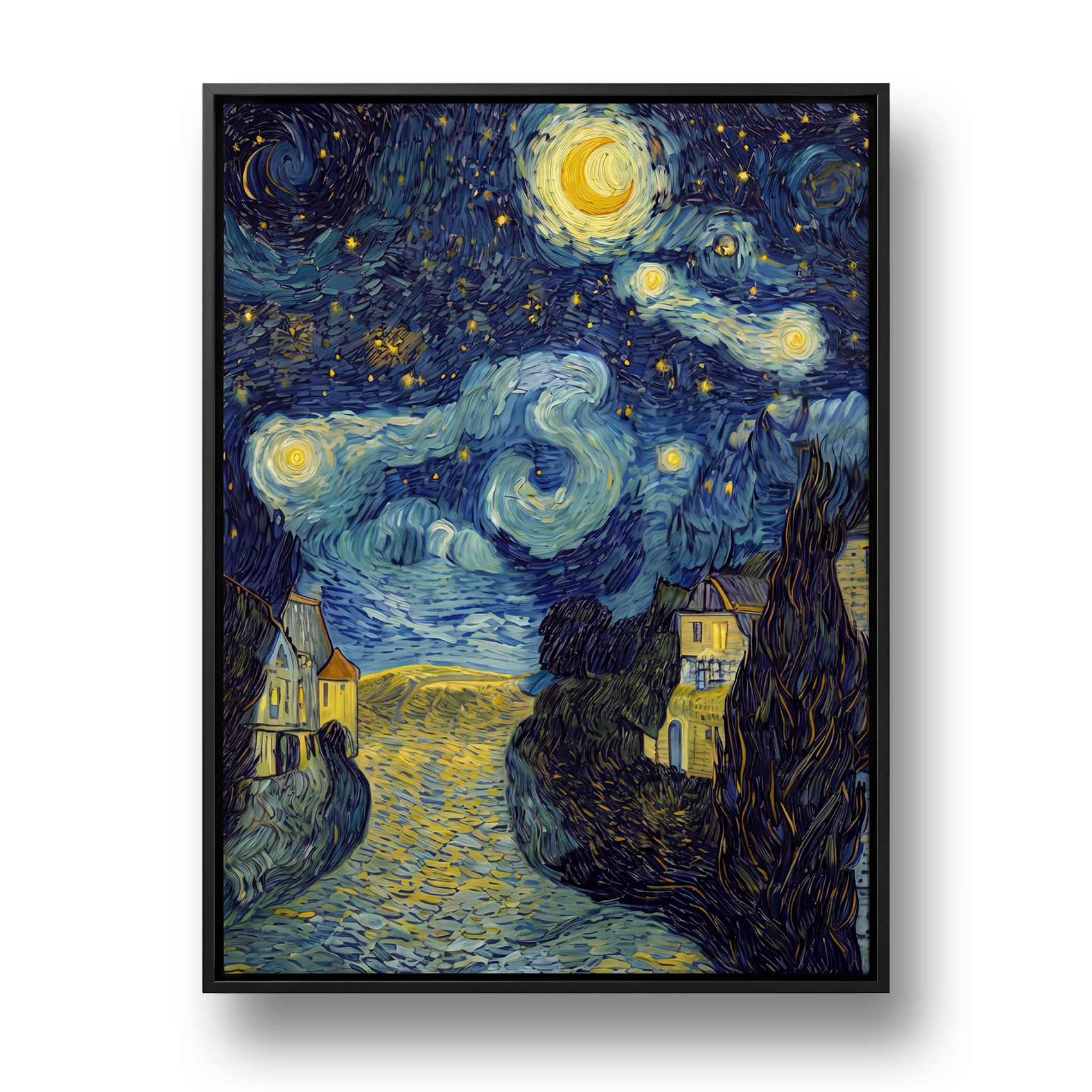 CUSTOM VAN GOGH INSPIRED FRAMED CANVAS